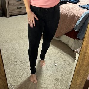 Black jeggings